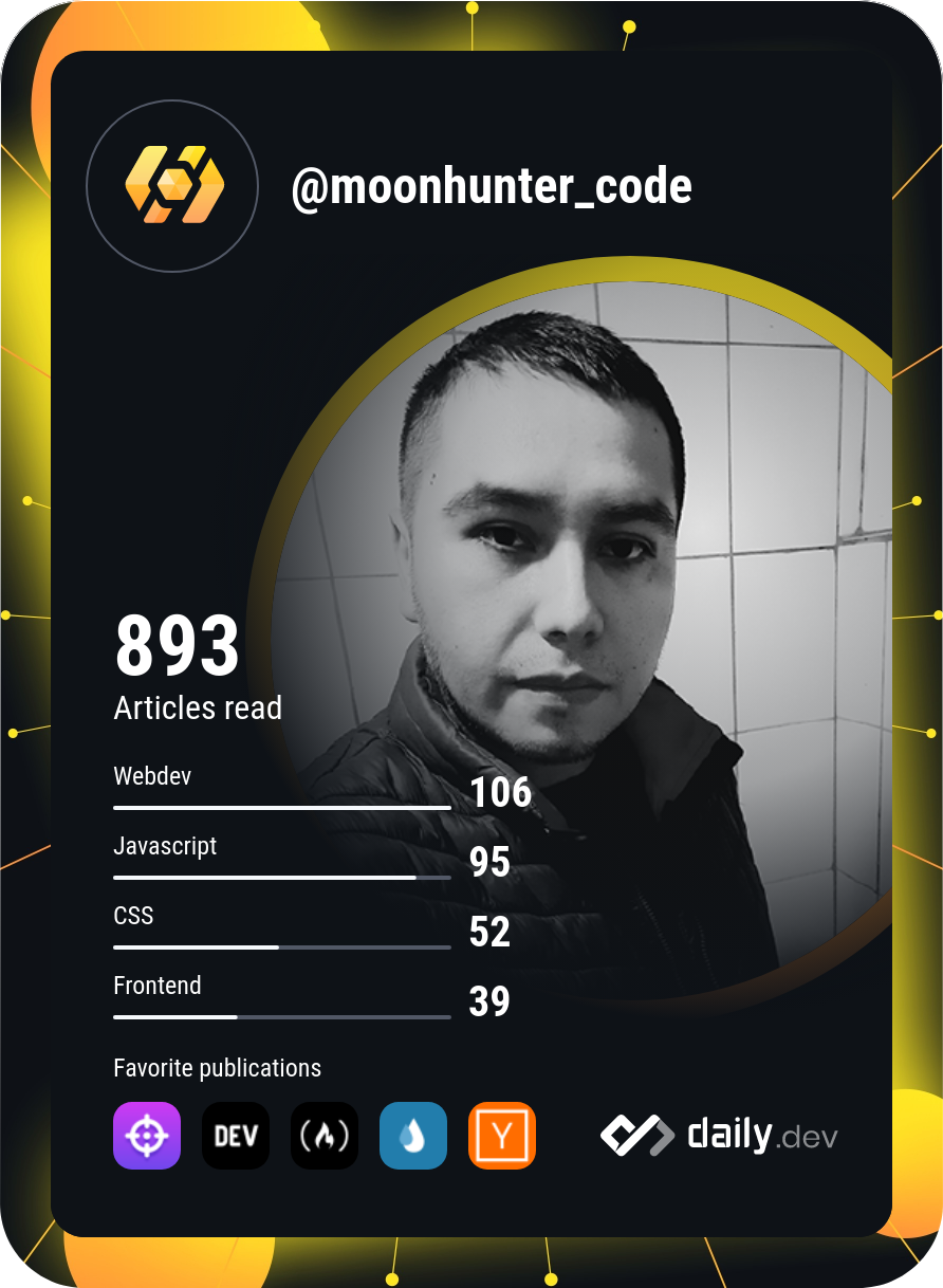 moonhunter_code's Dev Card