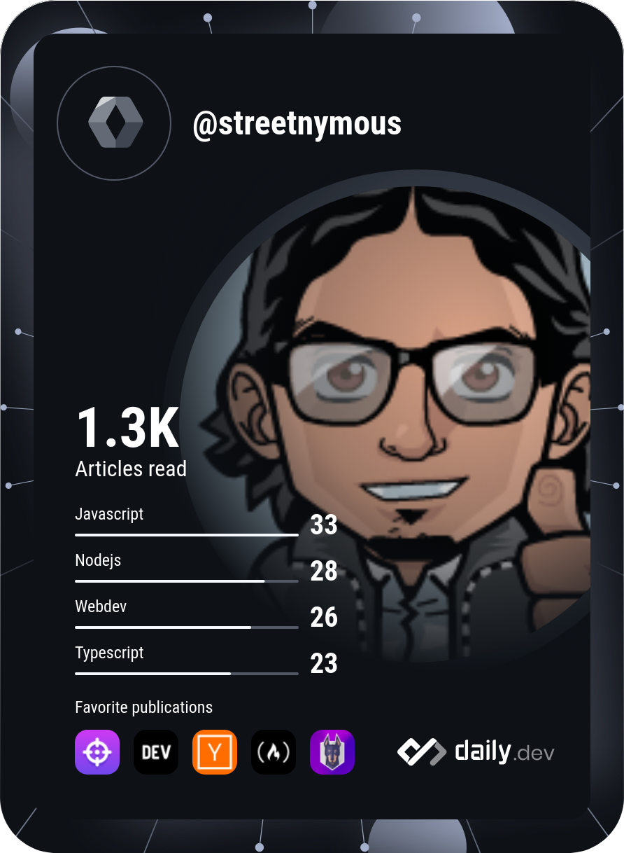 Edwin Palacios's Dev Card