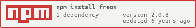 freon on NPM