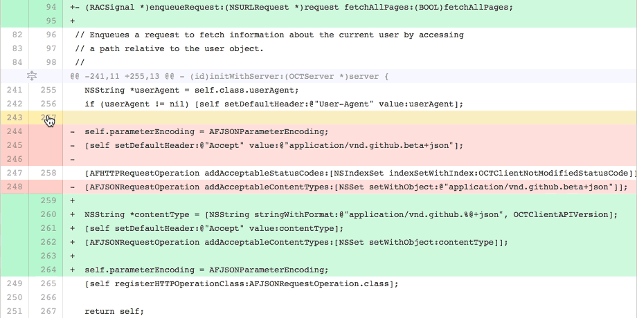 Expanding Context in Diffs