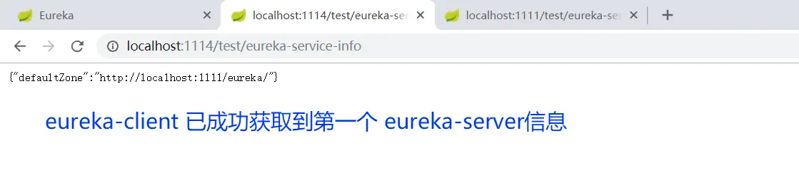 访问 eureka-client的 Rest接口