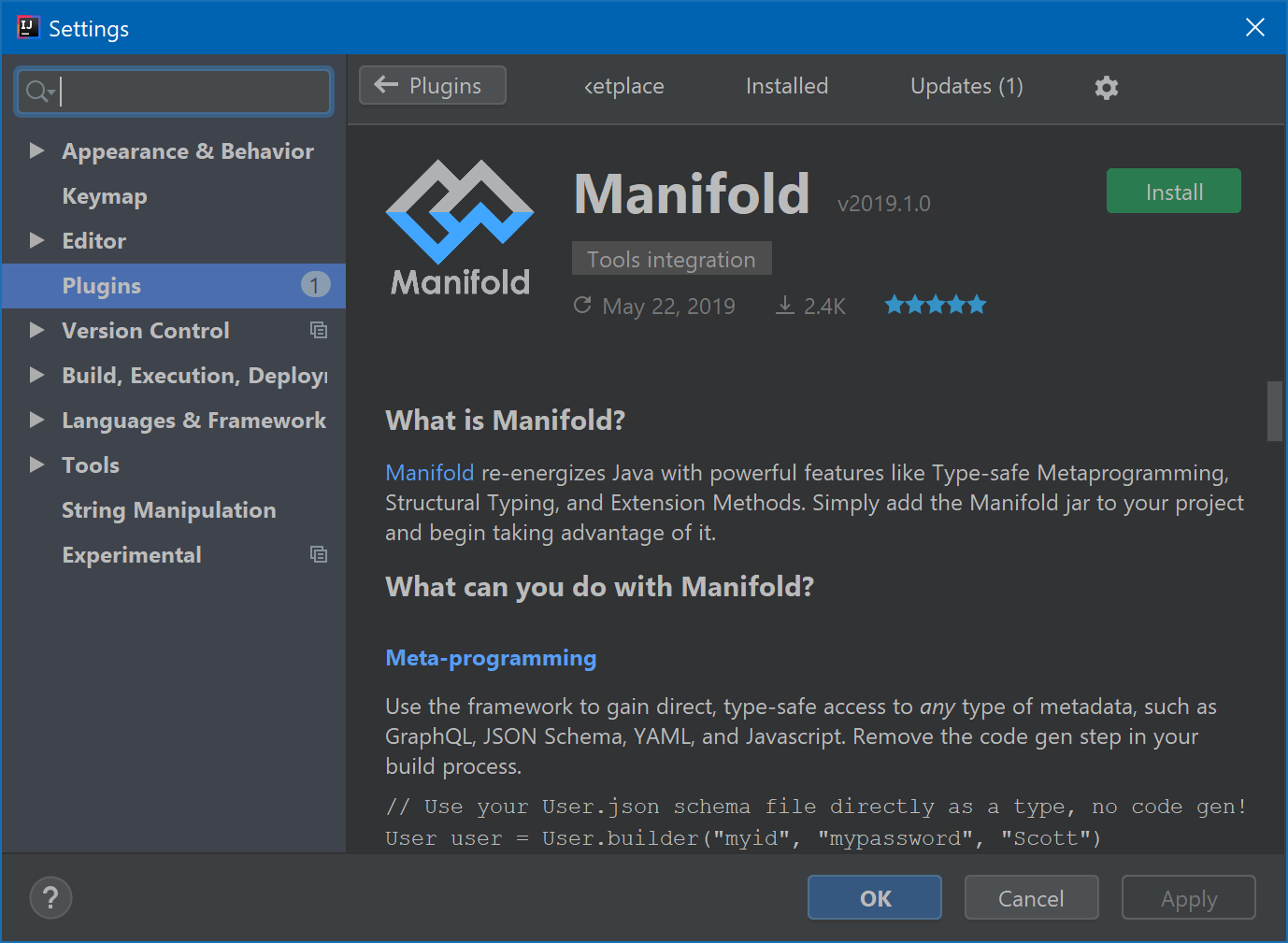 manifold ij plugin