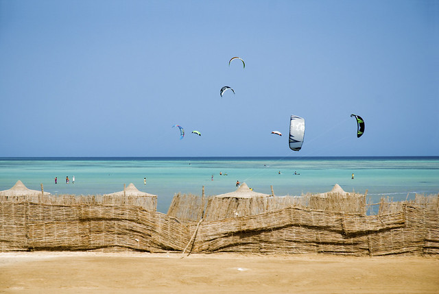 Kite Surfing in South Red Sea, Berenice, Egypt