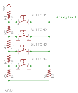 Multiple Button Circuit