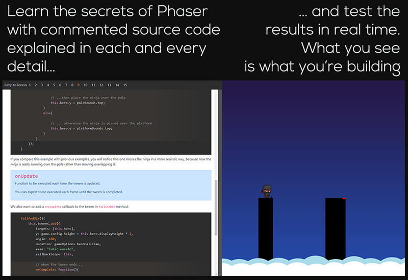 HTML5 Cross Platform Game Development with Phaser 3