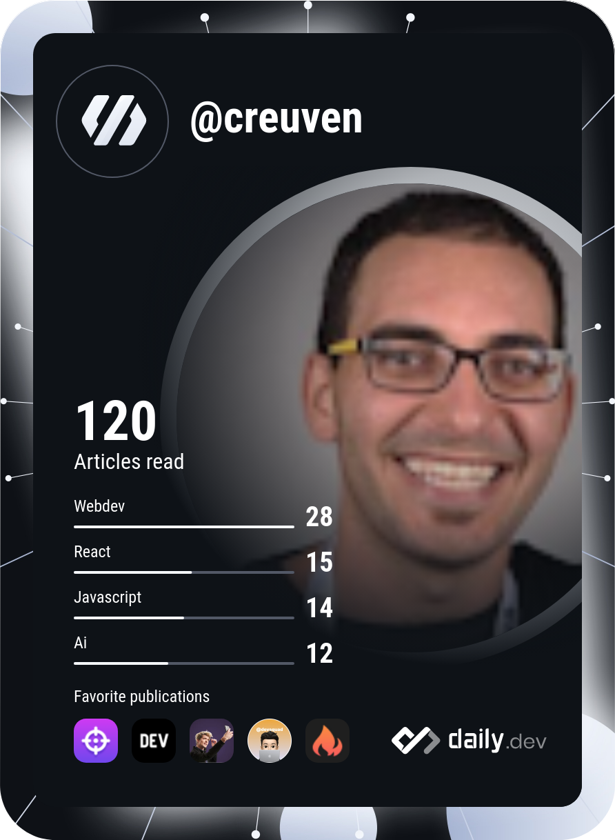 Chen Reuven's Dev Card