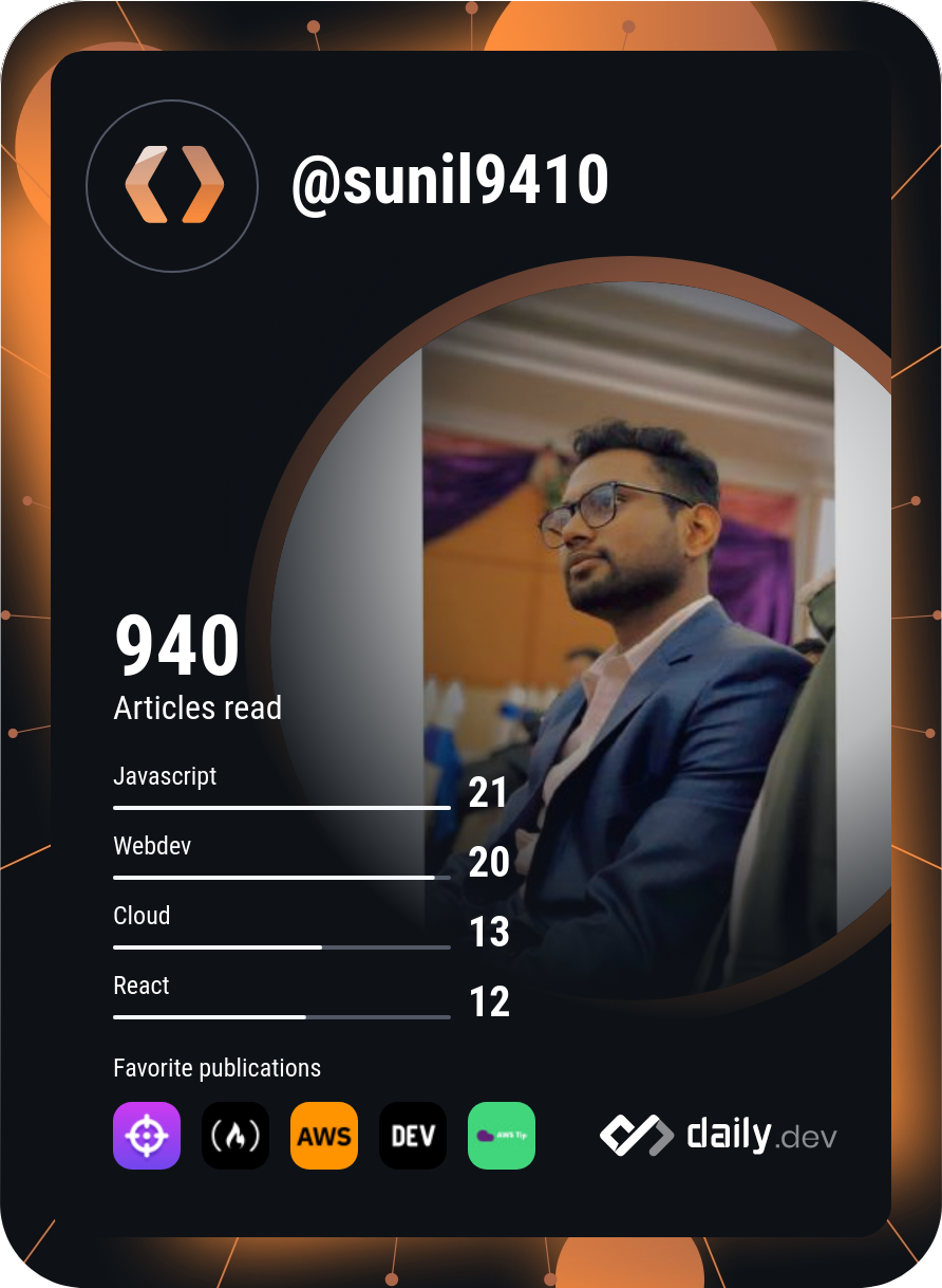 Sunil Sapkota's Dev Card